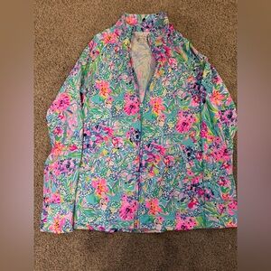 Lilly Pulitzer luxeletic athletic lightweight jacket size S